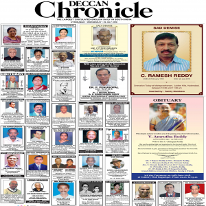 Deccan Chronicle Obituary